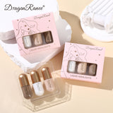 Dragon Ranee 3 Color 3D Face Highlighter Face Contour Bronzer Brightening Concealer Beautifying Cream Sticks 4.5g x 3pcs DR57