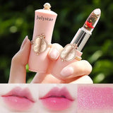 Julystar 1 Peice Crystal Jelly Girl Lip Balm Moisturizing Non-stick Cup Magical Color Changing Lipstick As A Gift Lip Care