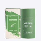 Imeago Creations Green Stick Clay Mask For Deep Cleansing & Tight Of Pores With green tea Extract 40g