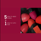 Lipstick 5 in 1 Cosmetics - 5 Steps Matte Lipstick in 1